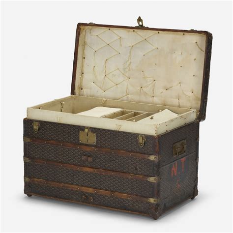 Goyard Steamer Trunk, circa 1920 